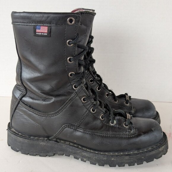Danner Recon 200G GTX Womens 7 Black Leather Insulated Boots - 69410 - USA Made - Picture 2 of 16
